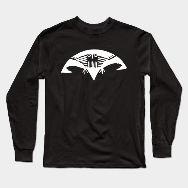 Findigo native owl - nocturnal beast - Long Sleeve T-Shirt by MarxMerch